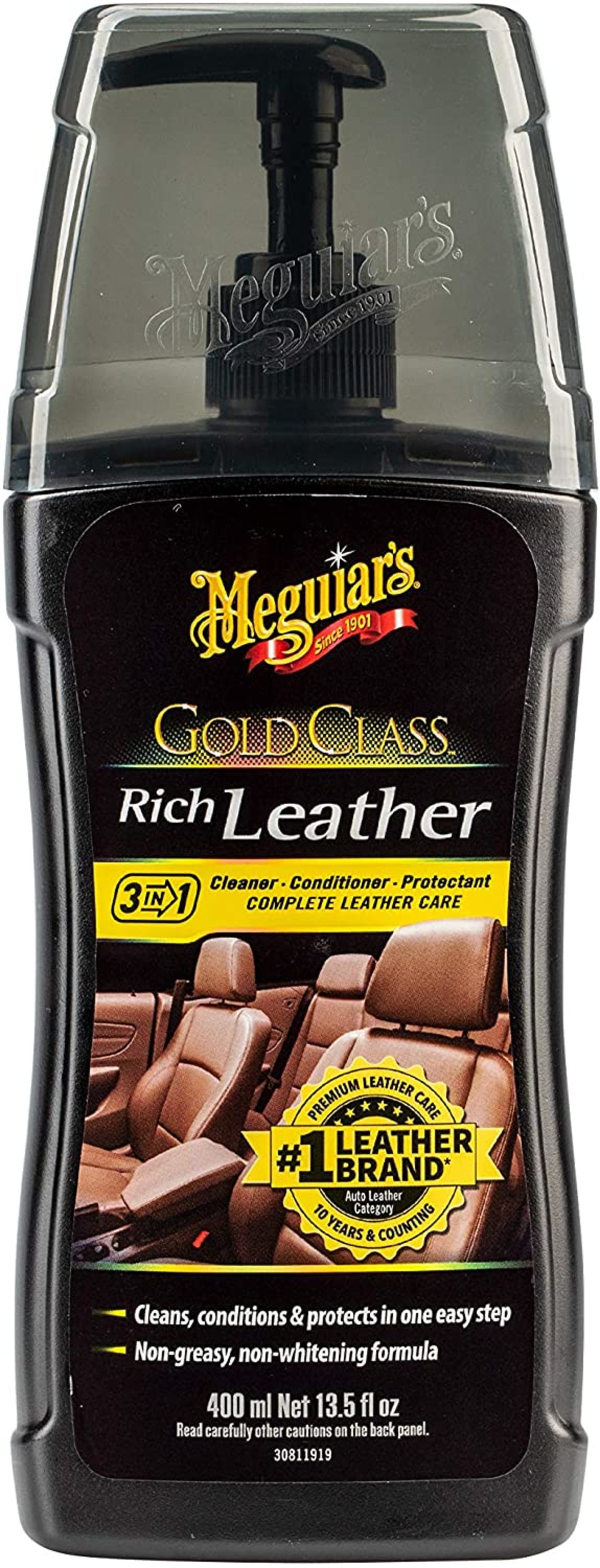 Meguiars G17914EU Gold Class Rich Leather Lederreiniger Lederpflege 400ml